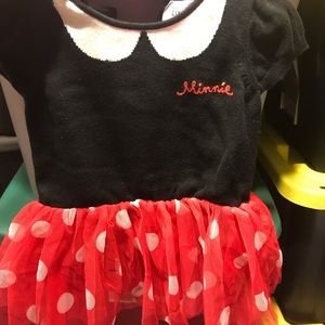 Minnie Mouse baby dress with tutu